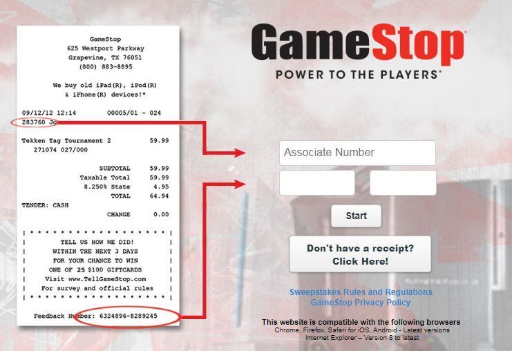 www.tellgamestop.ca - Win $100 - GameStop Survey